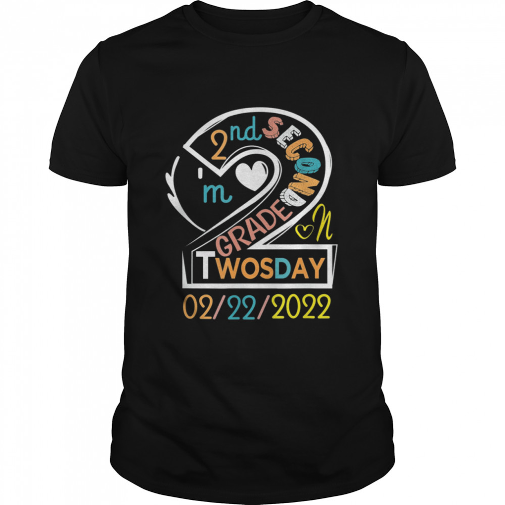 Teaching 2nd Grade On Twosday 2022 Tuesday February 22nd Tee  Classic Men's T-shirt