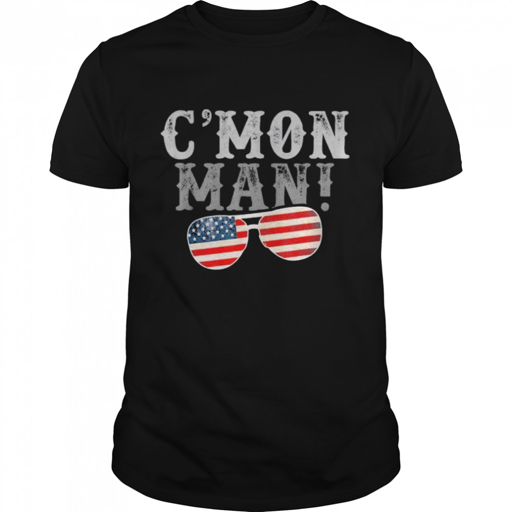 Cmon Man Come On Man Joe Biden Sunglasses Meme shirt Classic Men's T-shirt