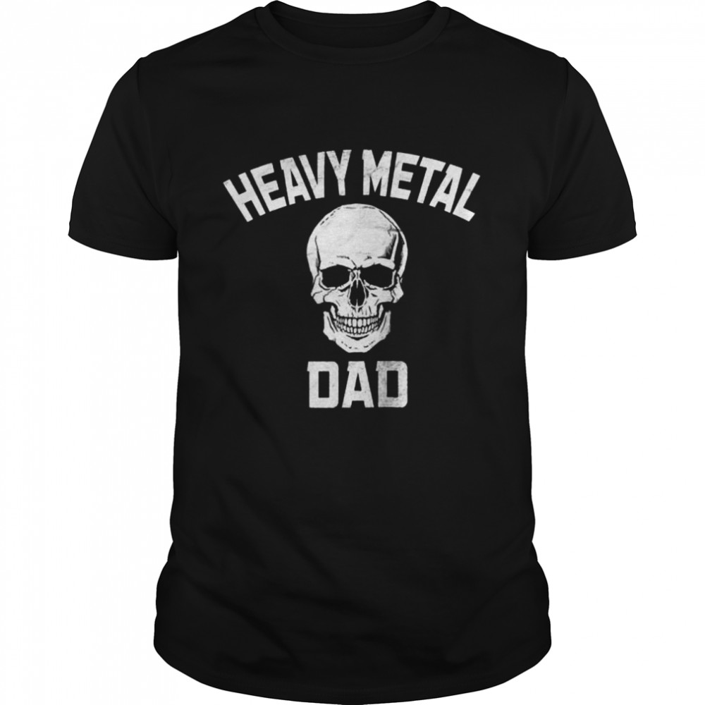 Mens Heavy Metal Dad Awesome for Rocker Father  Classic Men's T-shirt