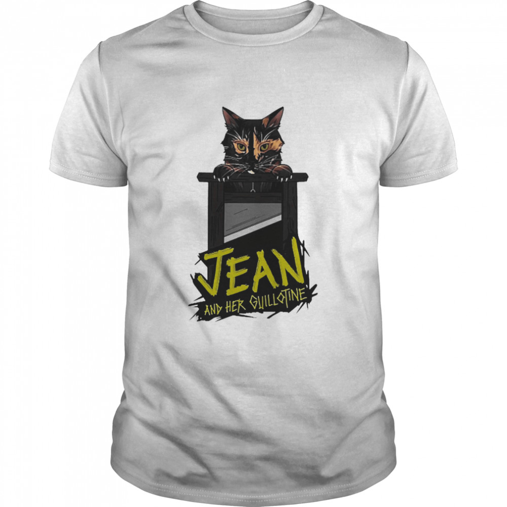 Cat Jean And Her Guillotine  Classic Men's T-shirt