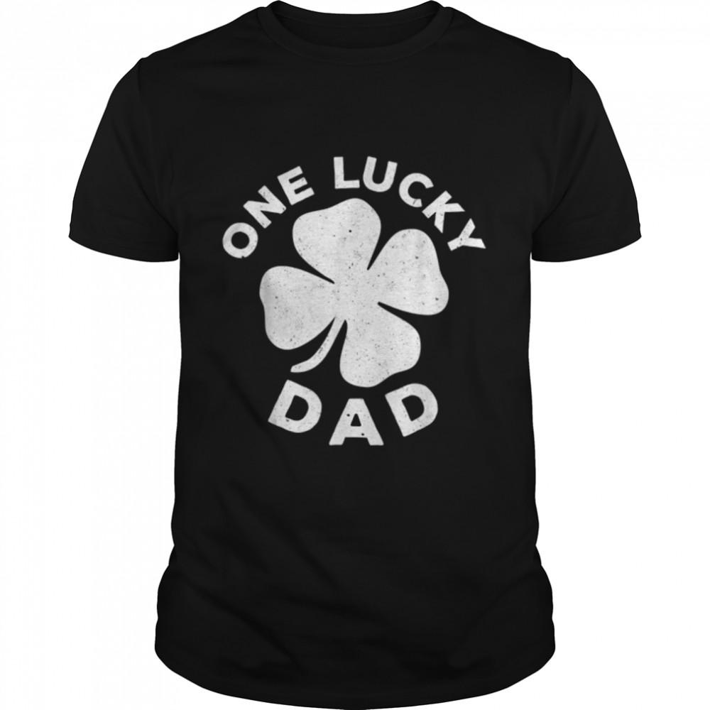 One Lucky Dad T-Shirt Vintage St Patrick Day Shirt T-Shirt B09SD59XQ5