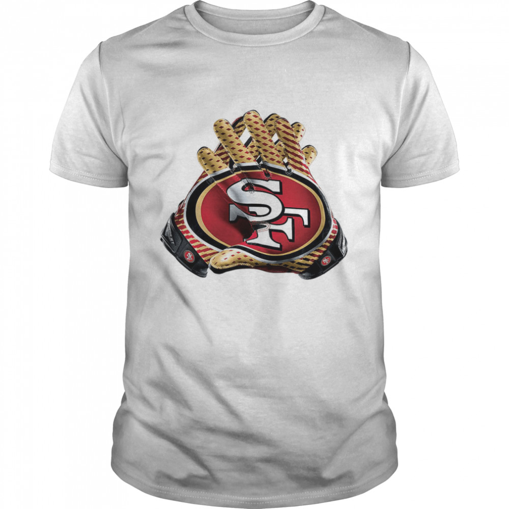 49ers San Francisco Gloves Nfl Football Team Shirt