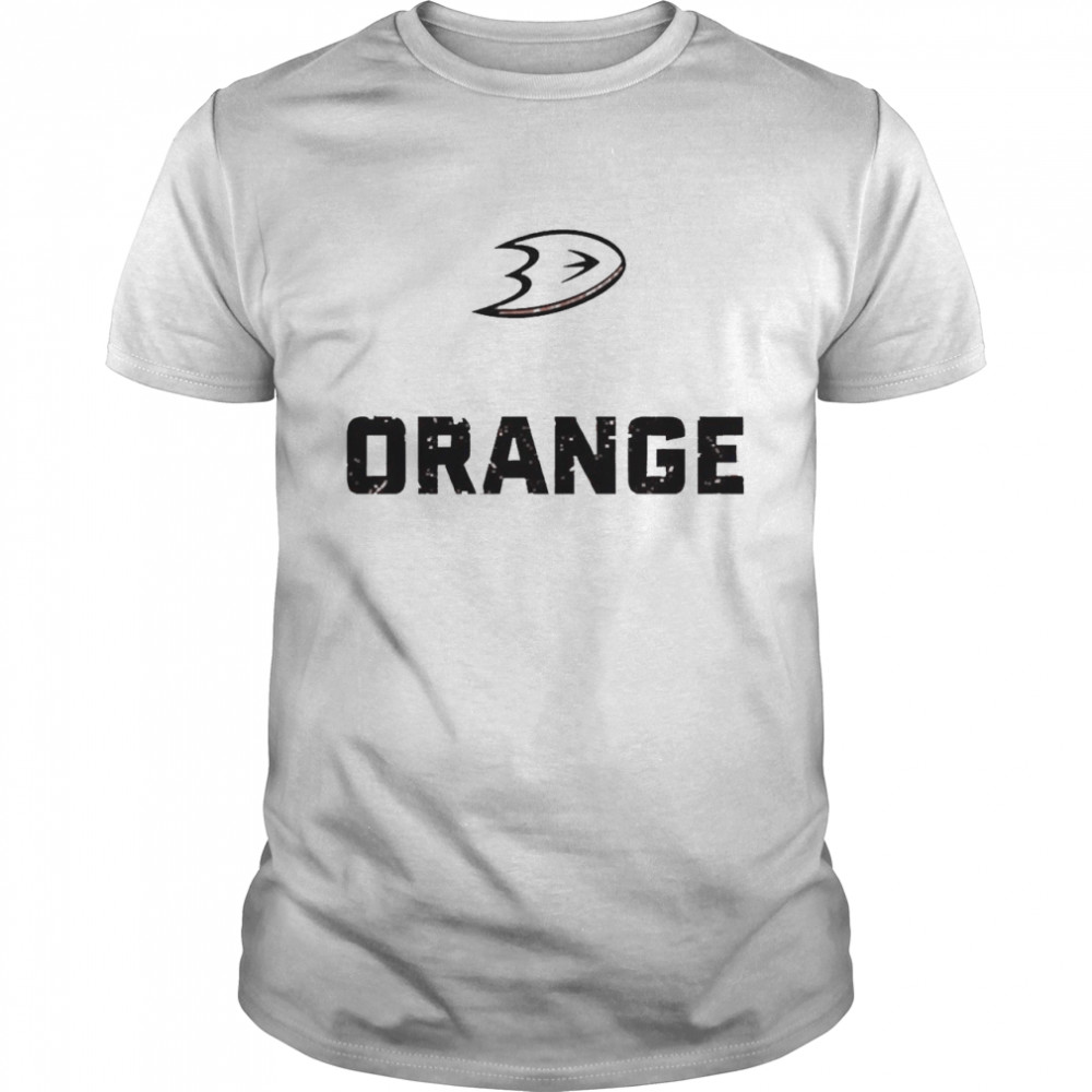 Anaheim Ducks Paint It Orange Shirt