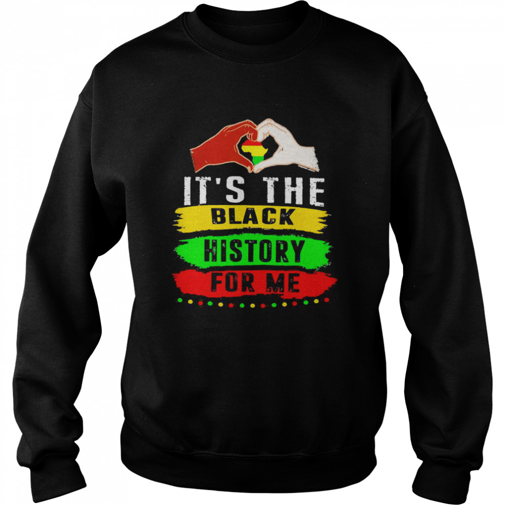 It’s The Black History For Me Black History Month 2022  Unisex Sweatshirt