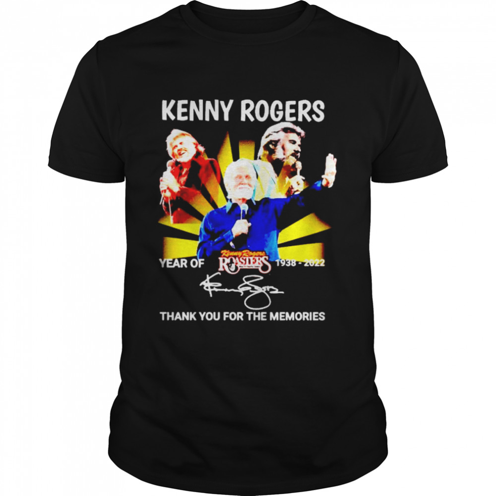 Kenny Rogers 1938 2022 thank you for the memories shirt