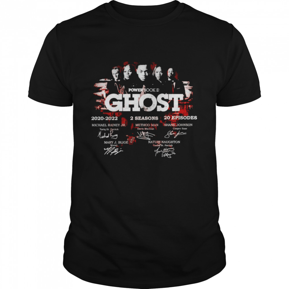 Power book II Ghost 2020 2022 characters signature shirt Classic Men's T-shirt