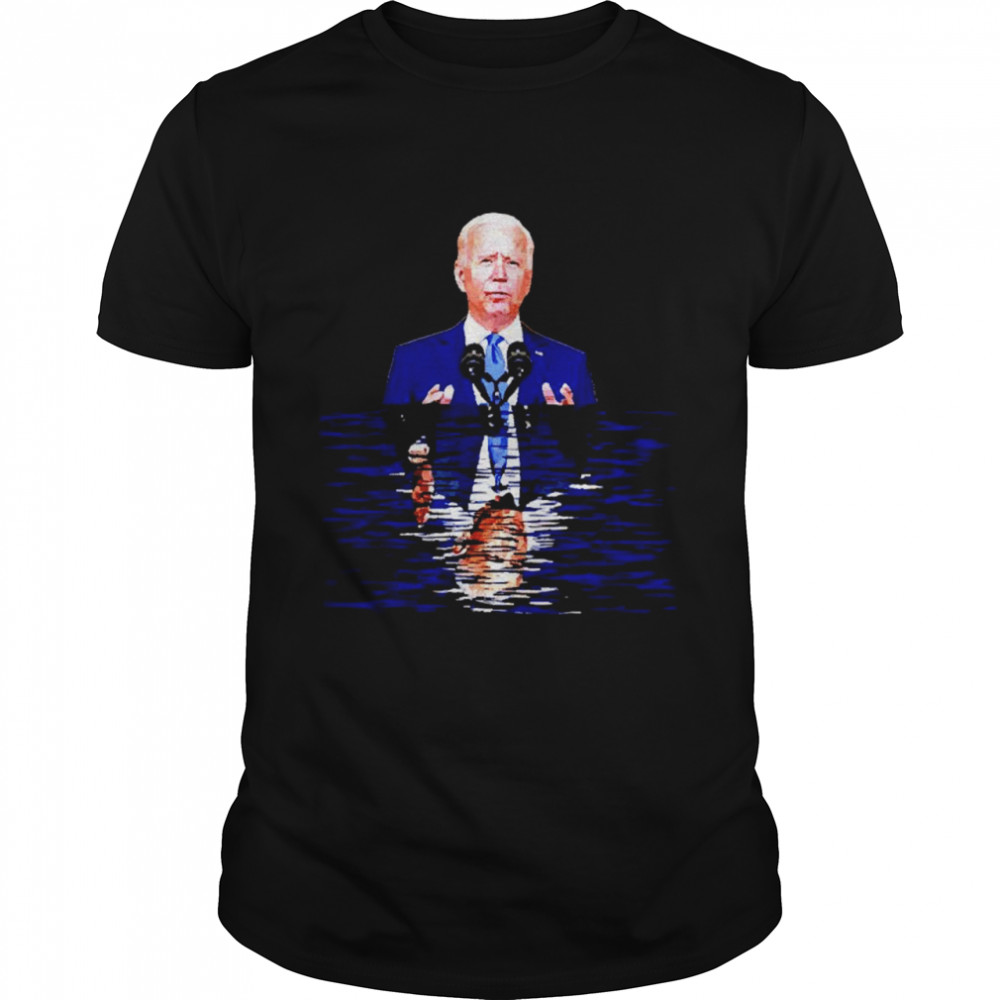 Biden water reflection Obama shirt Classic Men's T-shirt