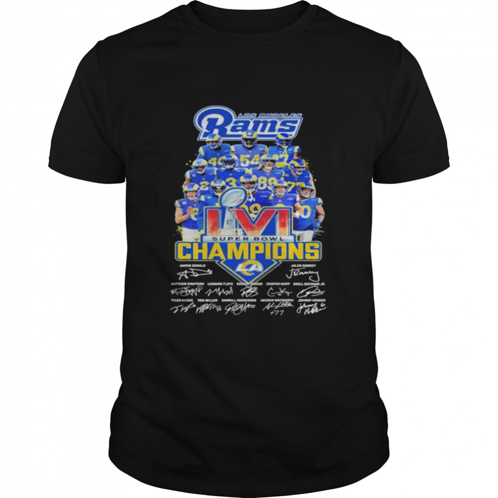 Los angeles rams lvi super bowl champions shirt Classic Men's T-shirt
