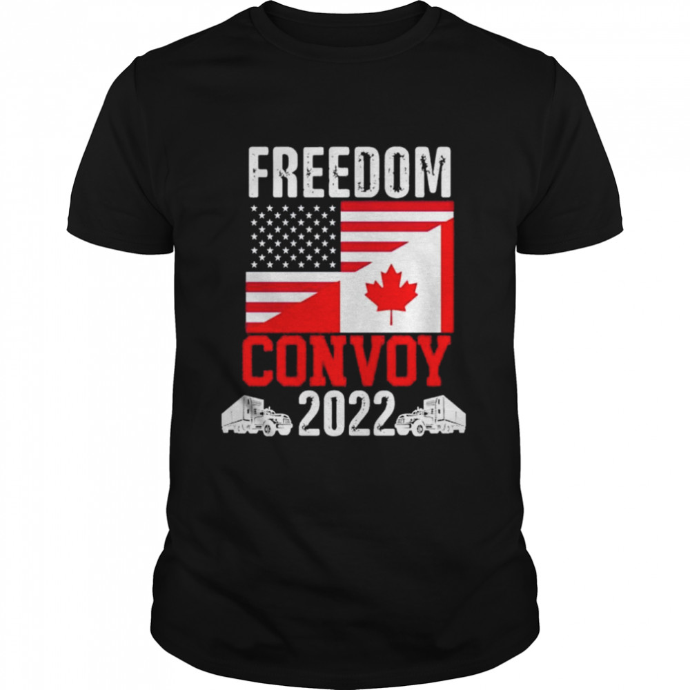 Support Truckers Convoy Mandate Freedom Thank You Truckers shirt Classic Men's T-shirt