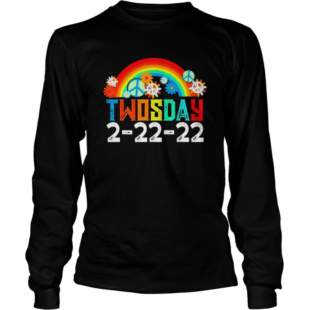 Vintage Twosday February 22nd 2022 2-22-22 Long Sleeved T-shirt
