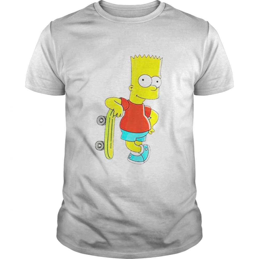 Bart Simpson skateboard shirt Classic Men's T-shirt