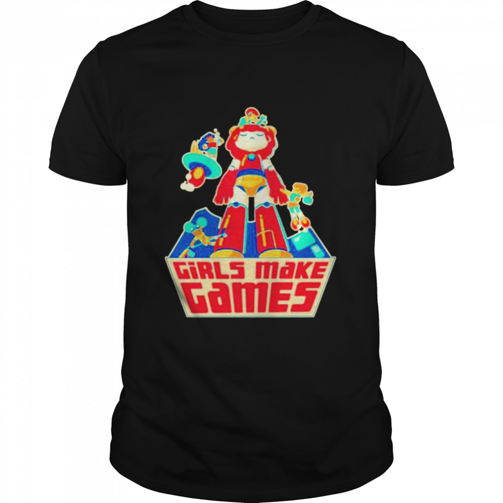 Castpixel Girls Make Games shirt
