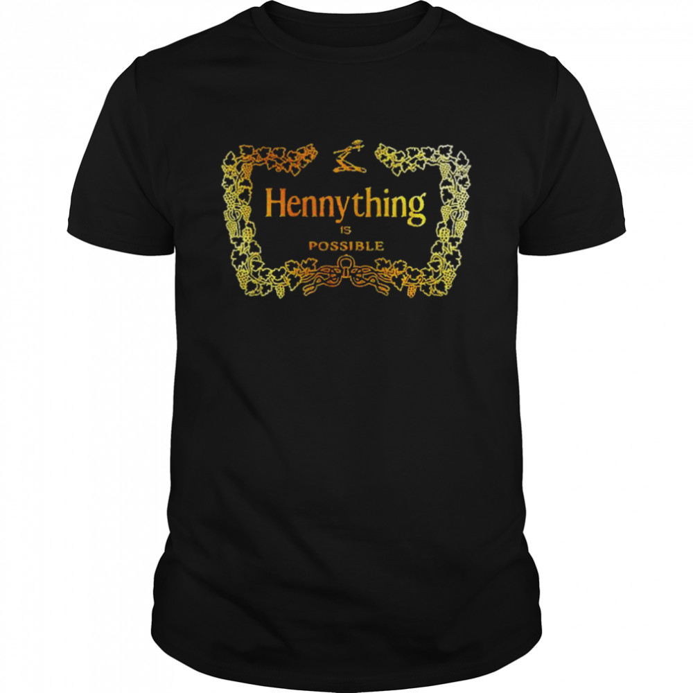 Hennything is possible logo shirt Classic Men's T-shirt