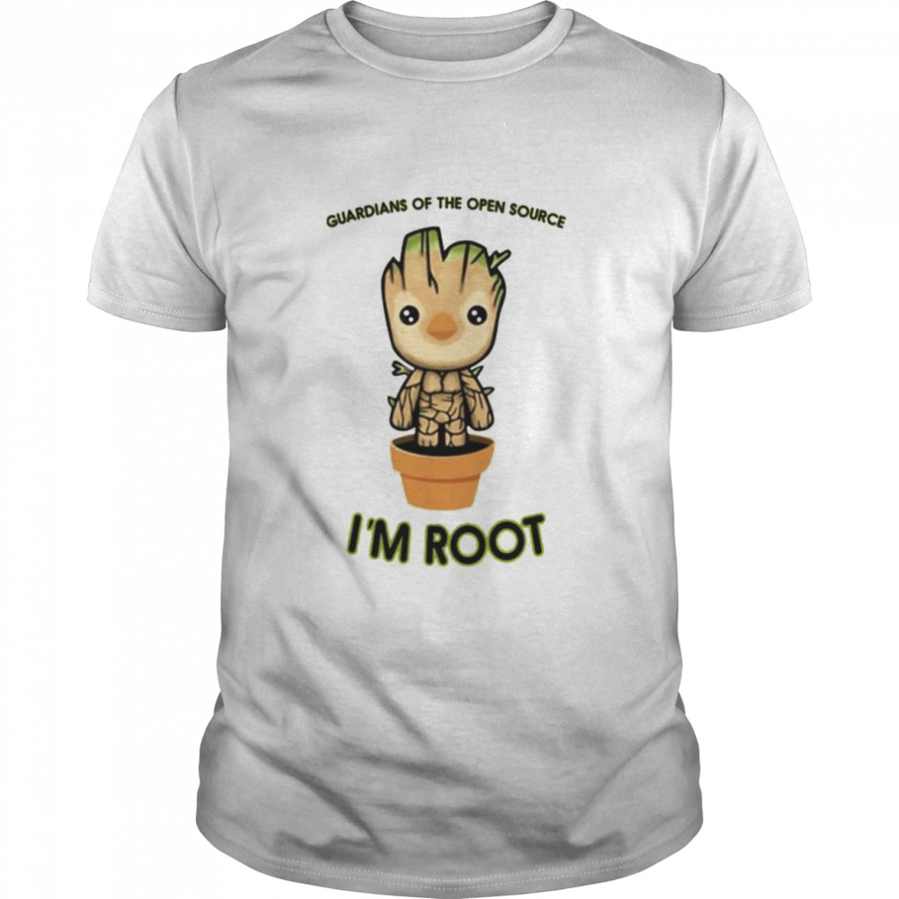 Guardians of the open source I’m root shirt