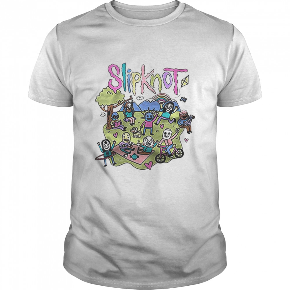 Slipknot cartoon T-shirt