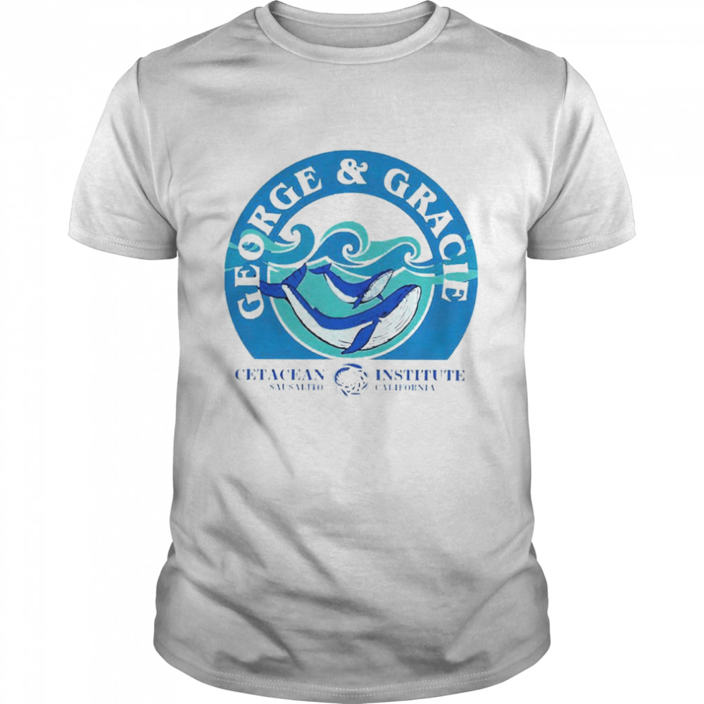 George and Gracie Cetacean Sausalito Institute California  Classic Men's T-shirt