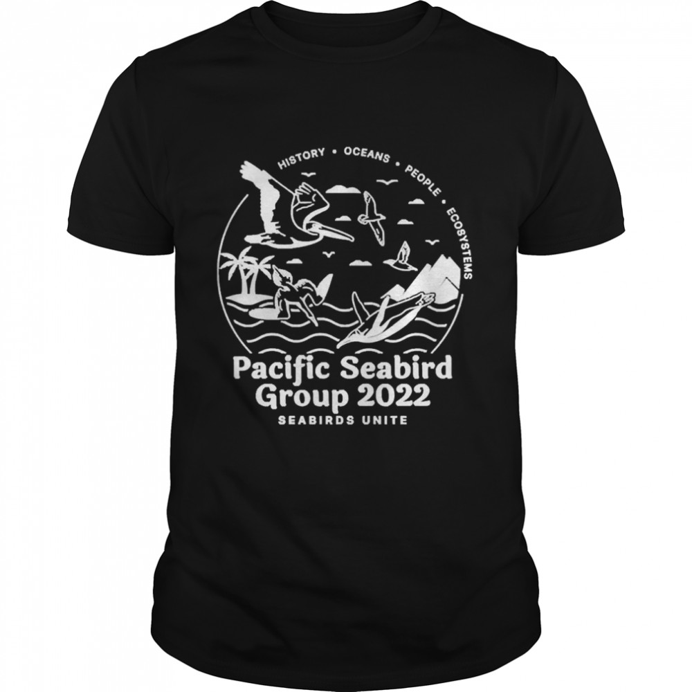 Pacific Seabird Group 22 White Logo Shirt