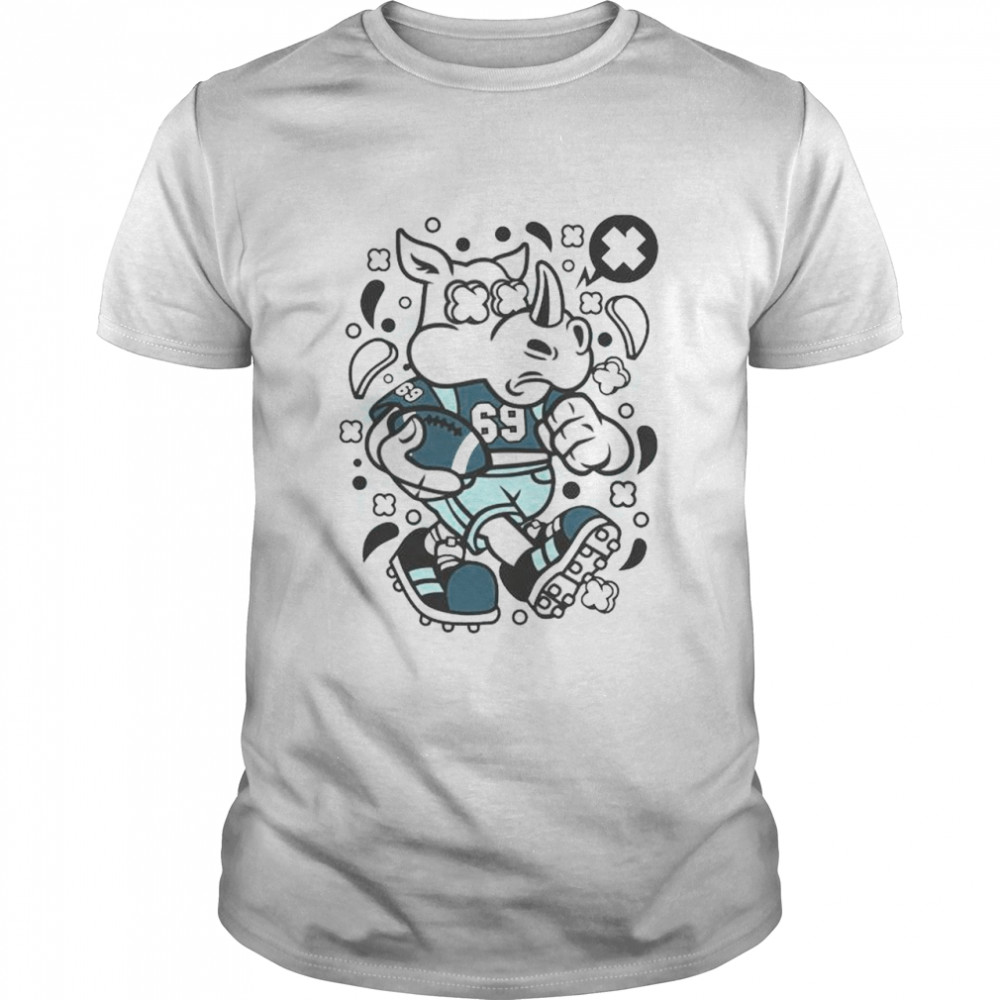 Rhino Football T-Shirt