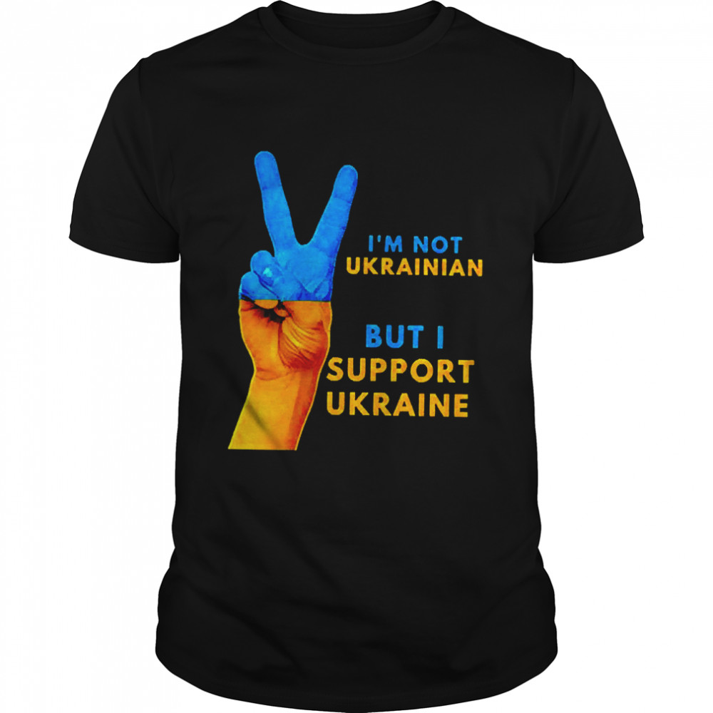 Stand With Ukraine ven I’m not Ukrainian  Classic Men's T-shirt