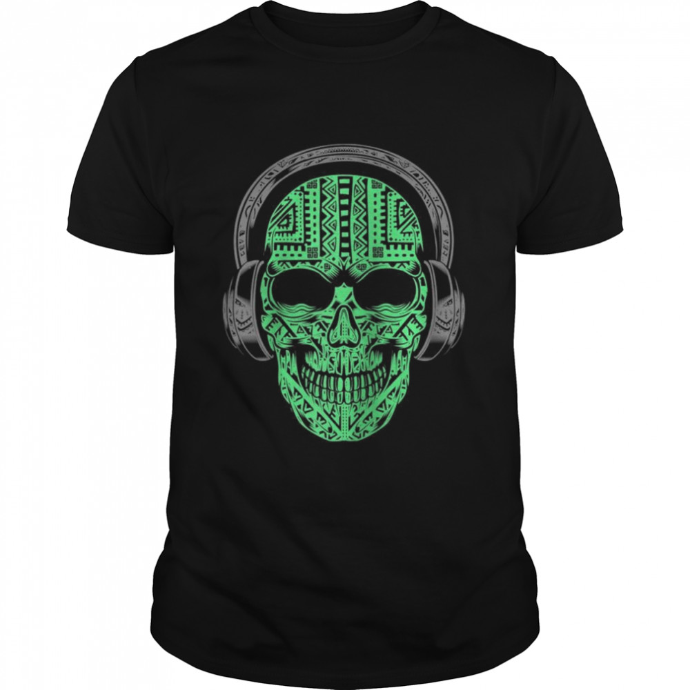 Techno Skull Electronic Music Rave Festival Raver Shirt