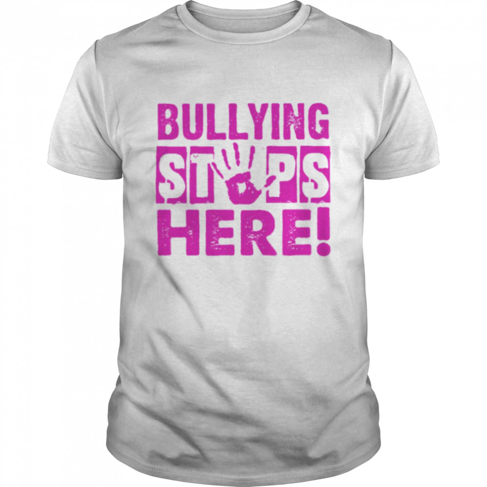 Bullying stops here shirt Classic Men's T-shirt