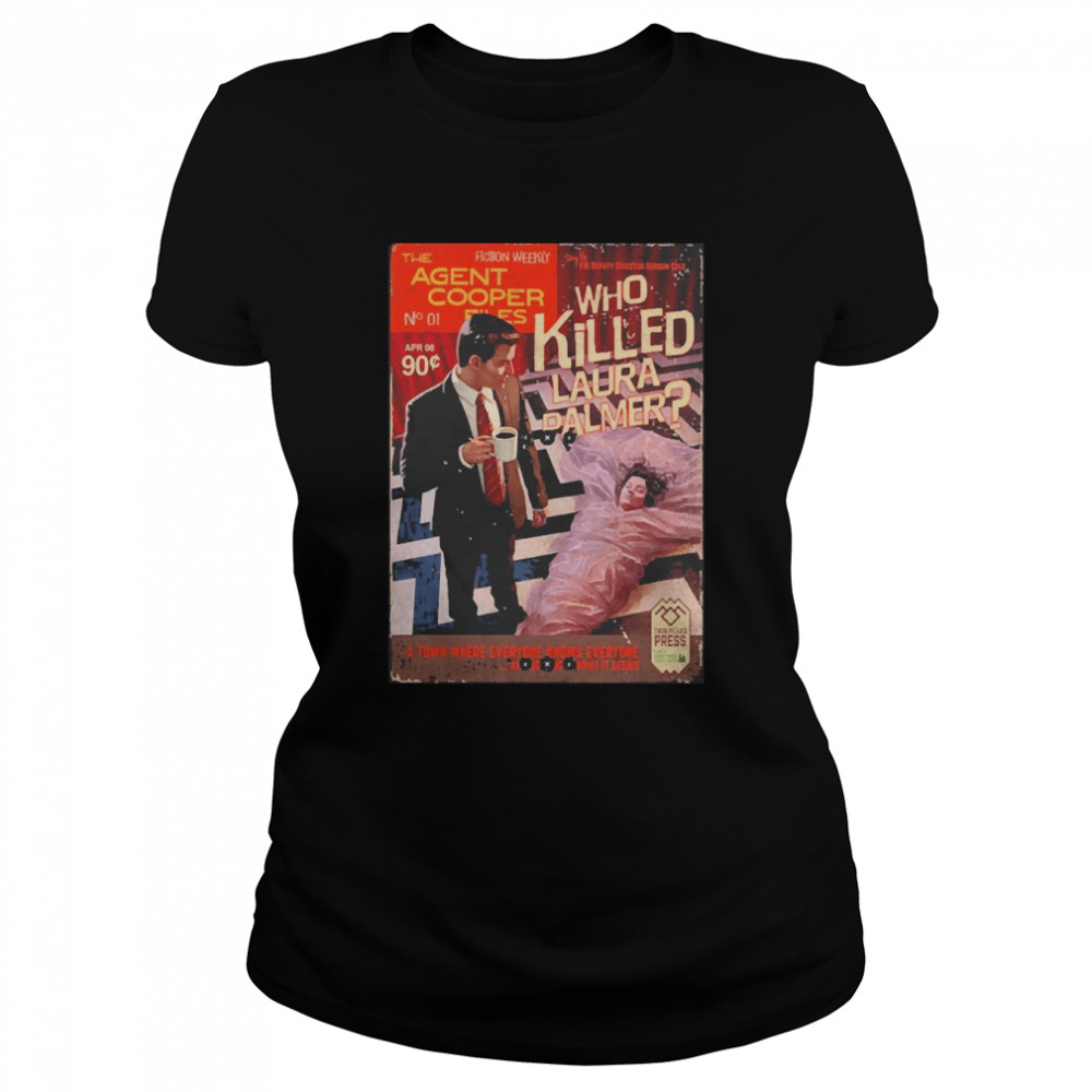 Fright-Rags The Agent Cooper Files  Classic Women's T-shirt