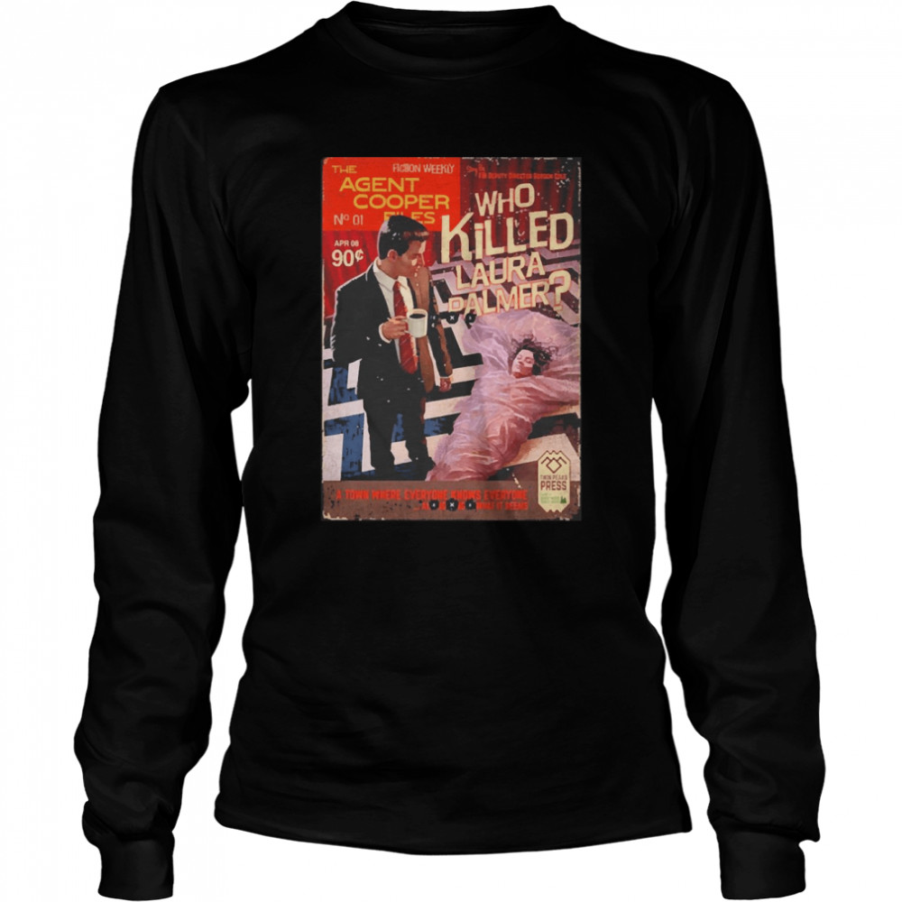 Fright-Rags The Agent Cooper Files  Long Sleeved T-shirt