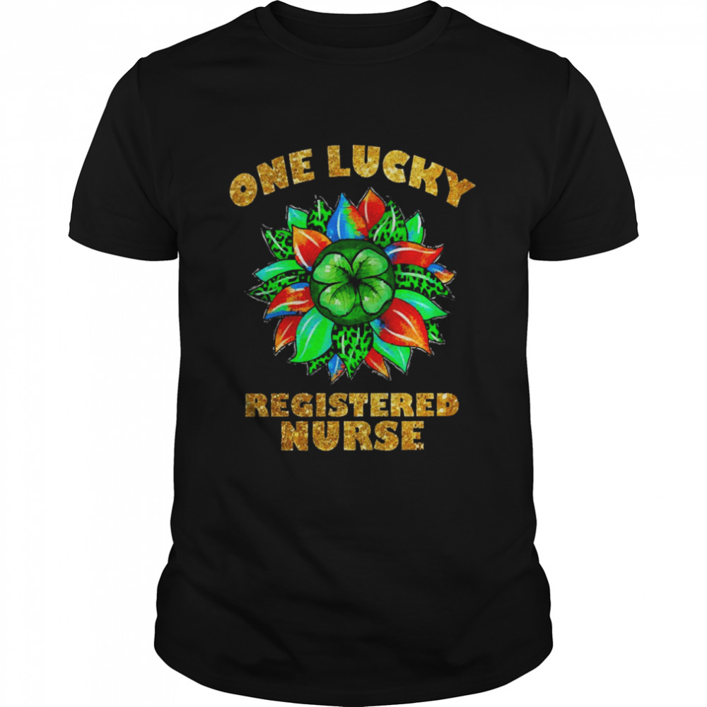One Lucky Registered Nurse  Classic Men's T-shirt