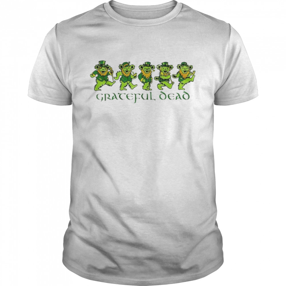 Grateful Dead dancing bear St Patrick’s day shirt