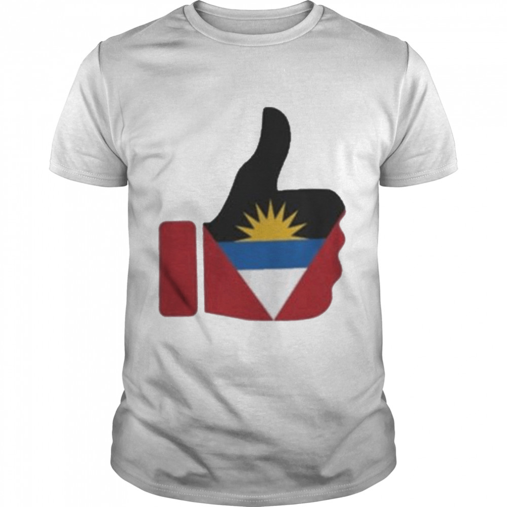Flag Thumb Of Antigua And Barbuda 2022  Classic Men's T-shirt