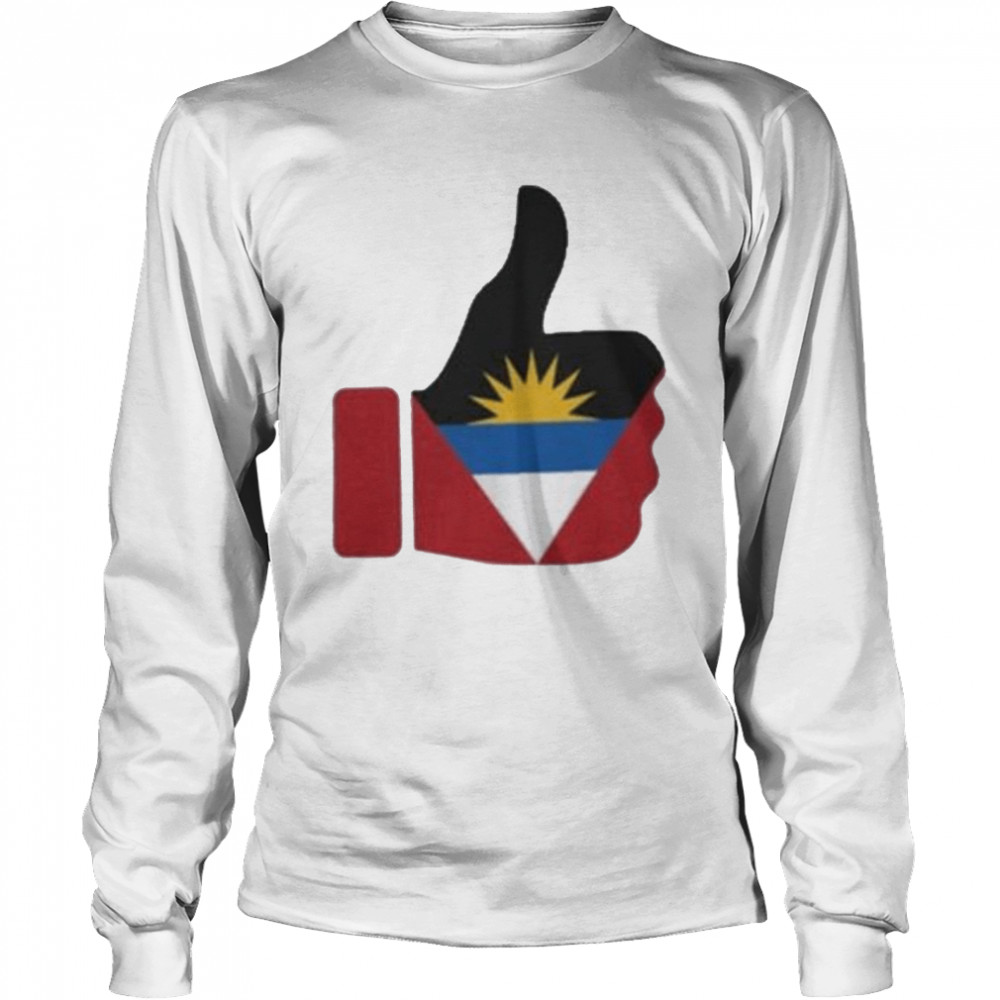 Flag Thumb Of Antigua And Barbuda 2022  Long Sleeved T-shirt