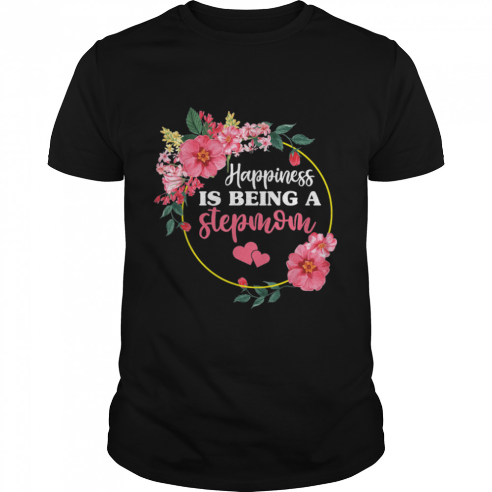 Happiness Is Being A Stepmom , Greek Mothers Day T- B09TPTMM6V Classic Men's T-shirt