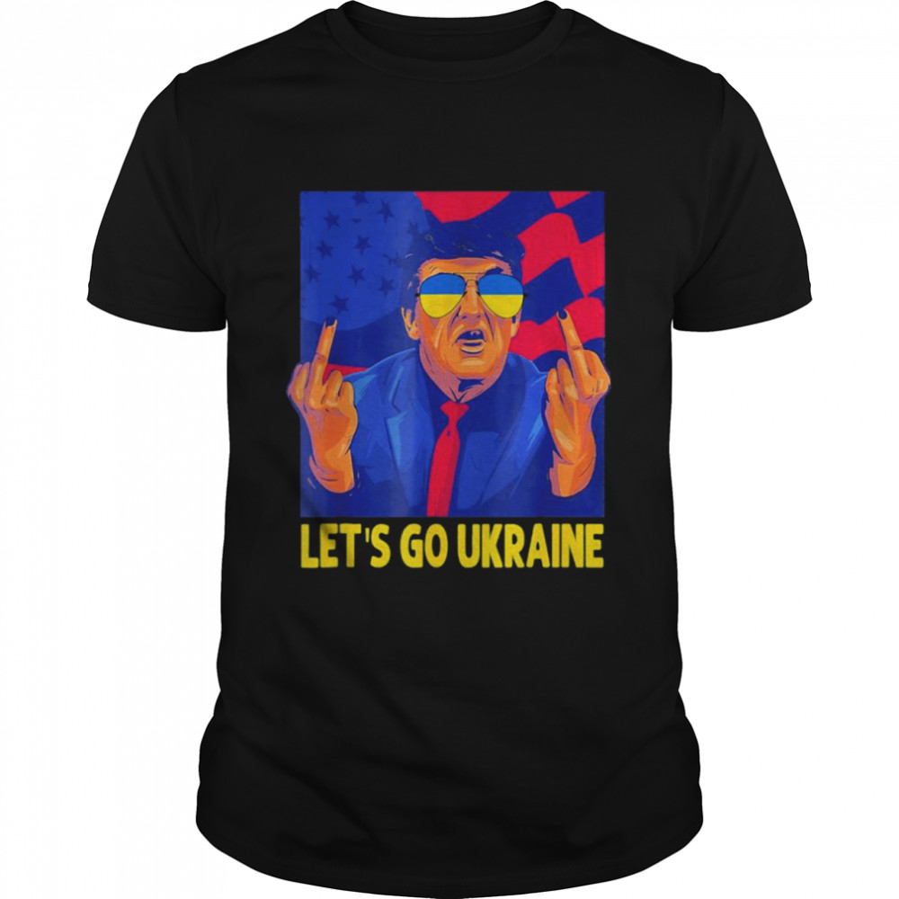 Let’s Go Ukraine, I Stand With Ukraine Peace Ukraine  Classic Men's T-shirt