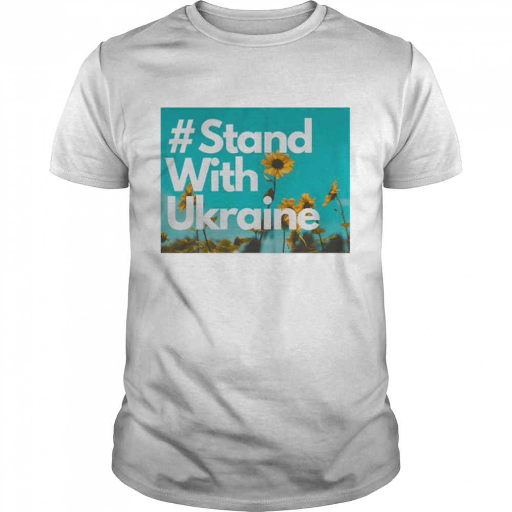 #stand with Ukraine sunflower shirt Classic Men's T-shirt