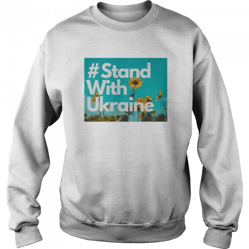 #stand with Ukraine sunflower shirt Unisex Sweatshirt