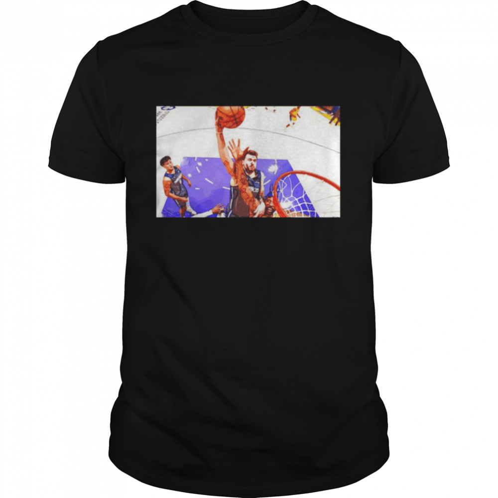 Dallas Mavericks Luka dunk jumpshot graph shirt Classic Men's T-shirt