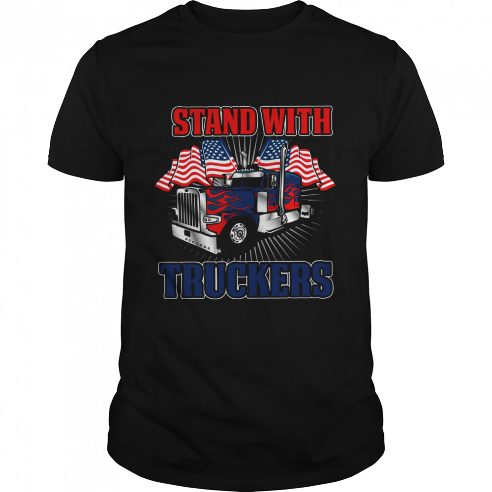 Stand with truckers shirt Classic Men's T-shirt