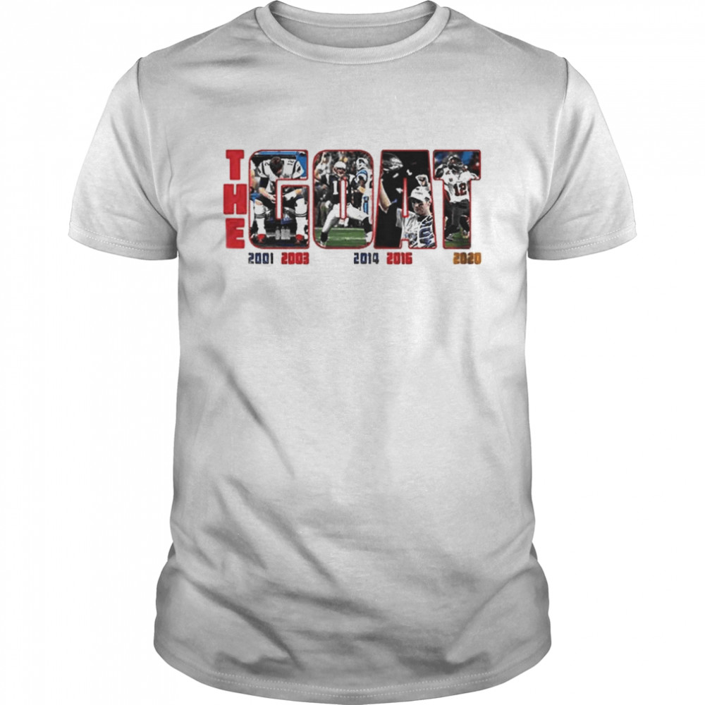 The Goat Tom Brady is back NFL shirt Classic Men's T-shirt