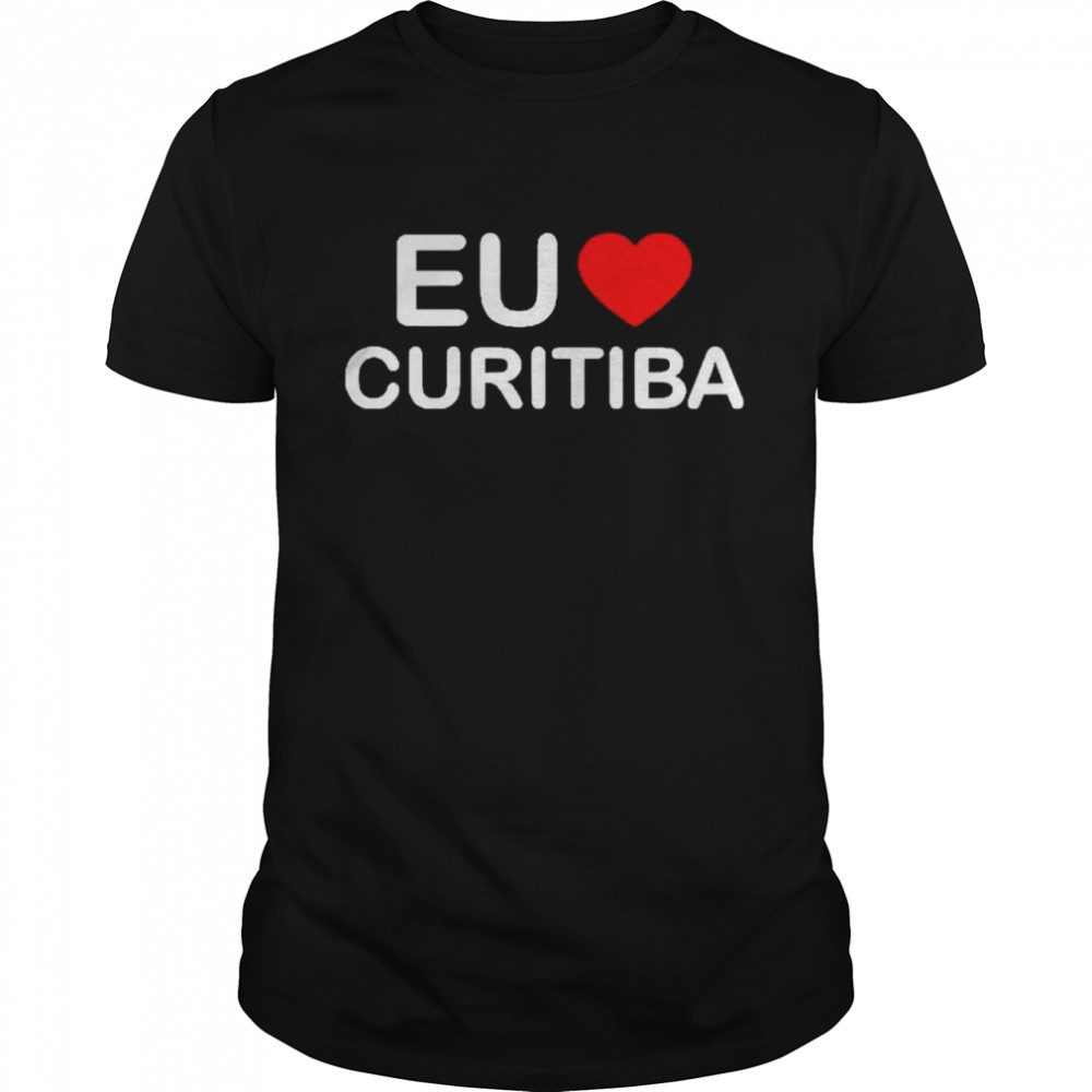 Eu love Curitiba shirt Classic Men's T-shirt