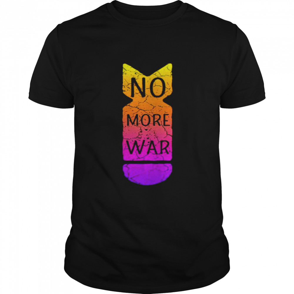 Bomb no more war retro shirt Classic Men's T-shirt