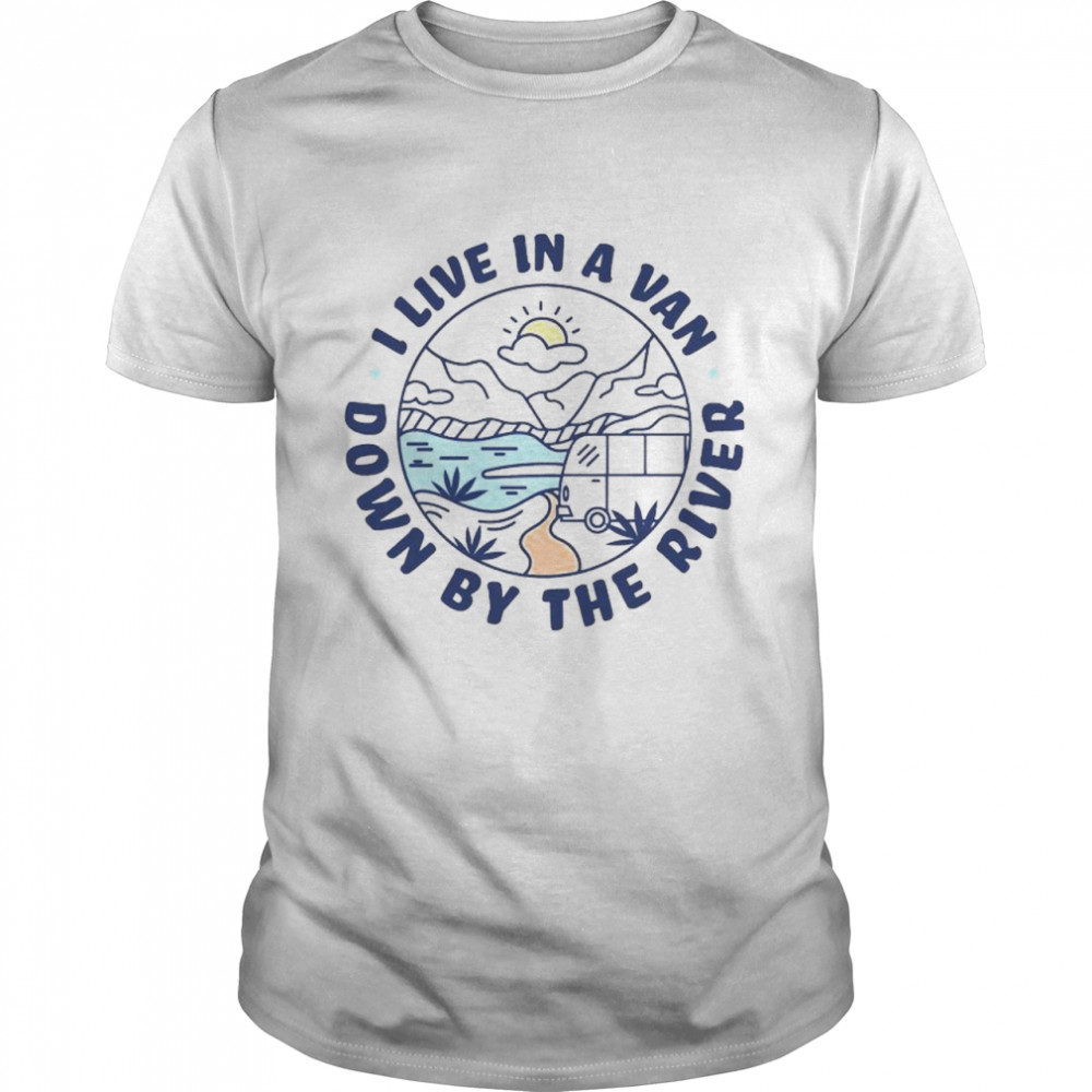 I live in a way down by the river shirt Classic Men's T-shirt