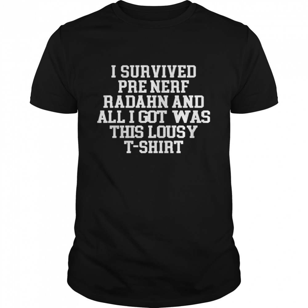 I Survived Pre Nerf Radahn And All I Got Was This Lousy T-Shirt