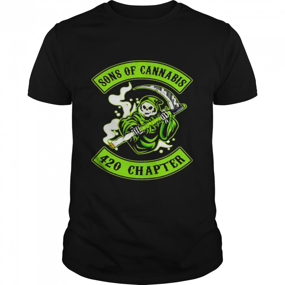 Devil sons of cannabis 420 chapter shirt Classic Men's T-shirt