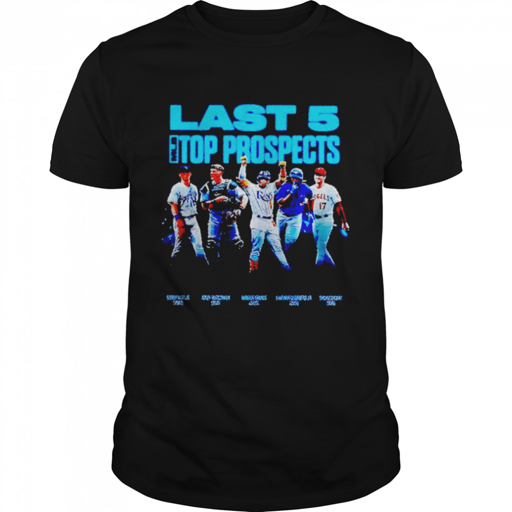 Last 5 top prospects MLB shirt Classic Men's T-shirt