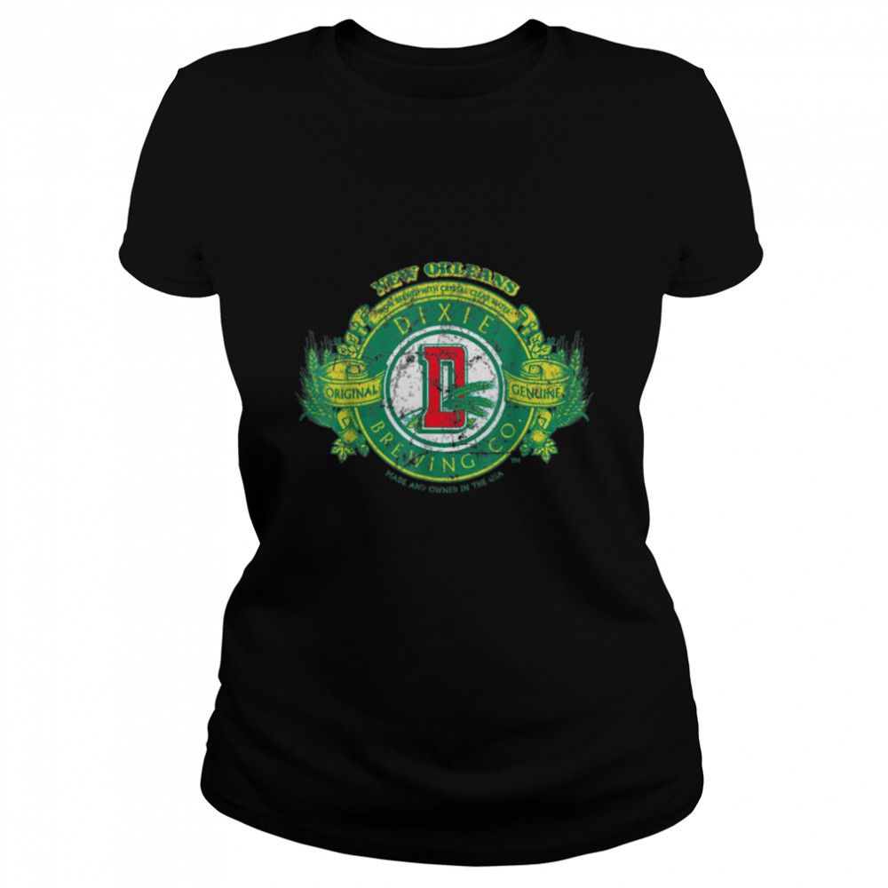 .Mens Funny Dixie Brewing Vintage Beer 1907 Family Tee T- B09W8SWB9Y Classic Women's T-shirt