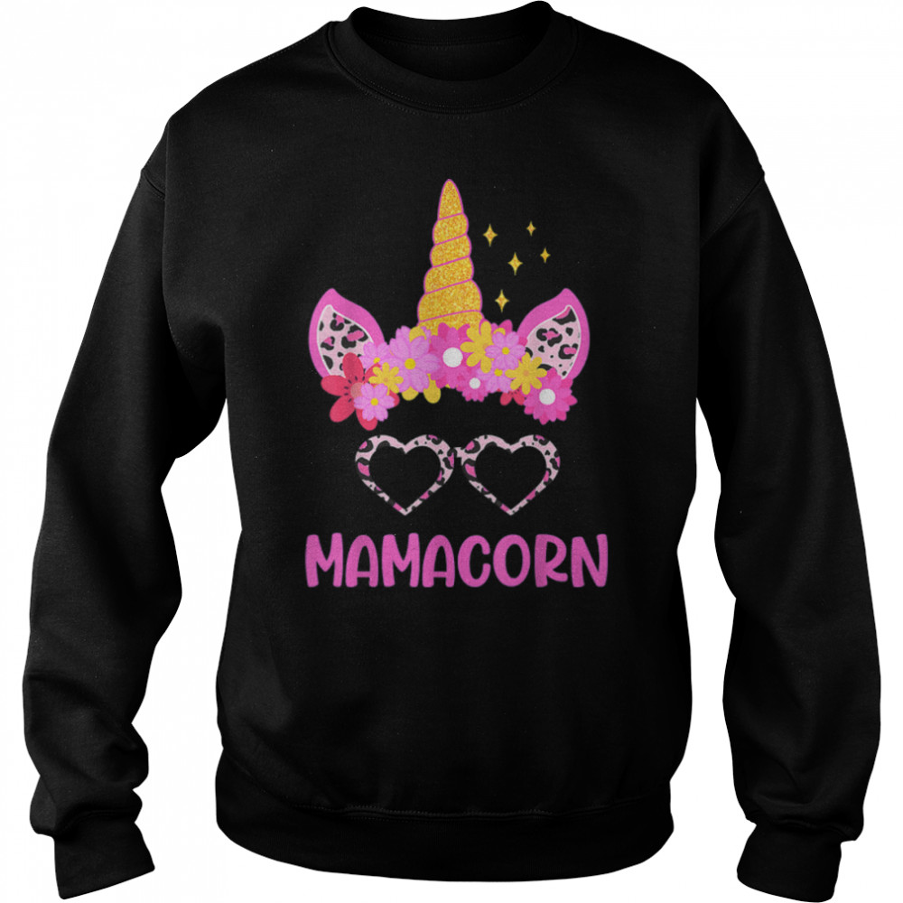 Womens Funny Costume Unicorn Mom Mother's Day Mamacorn T- B09W8WTM31 Unisex Sweatshirt