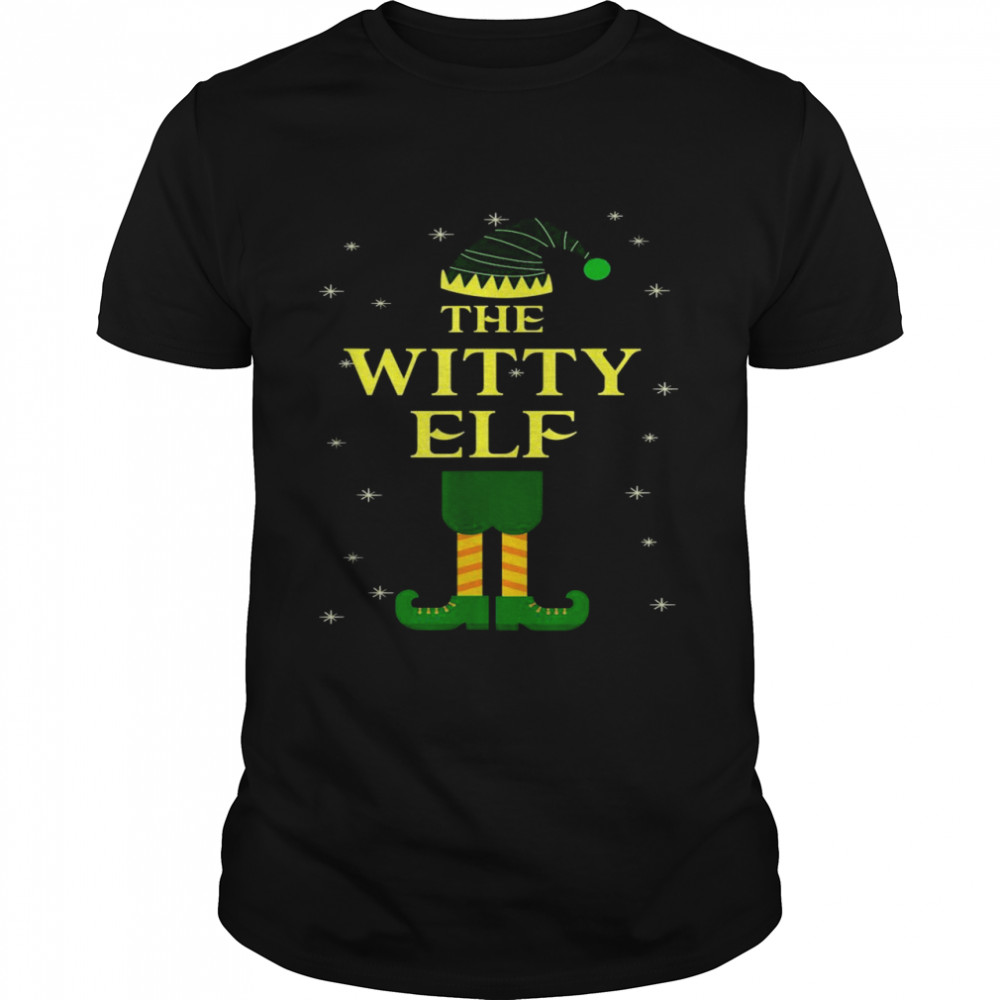 The Witty Elf Matching Family Group Christmas Shirt