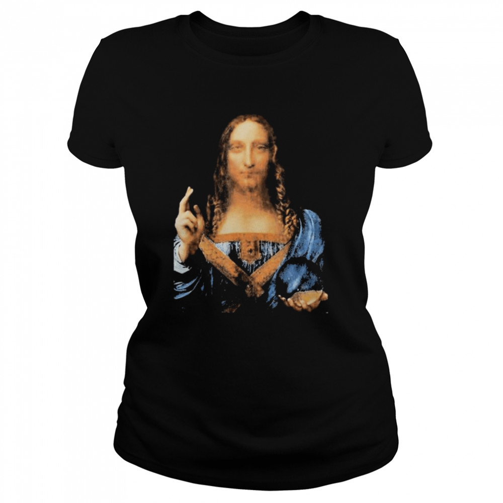 Salvator Mundi by Leonardo da Vinci  Classic Women's T-shirt