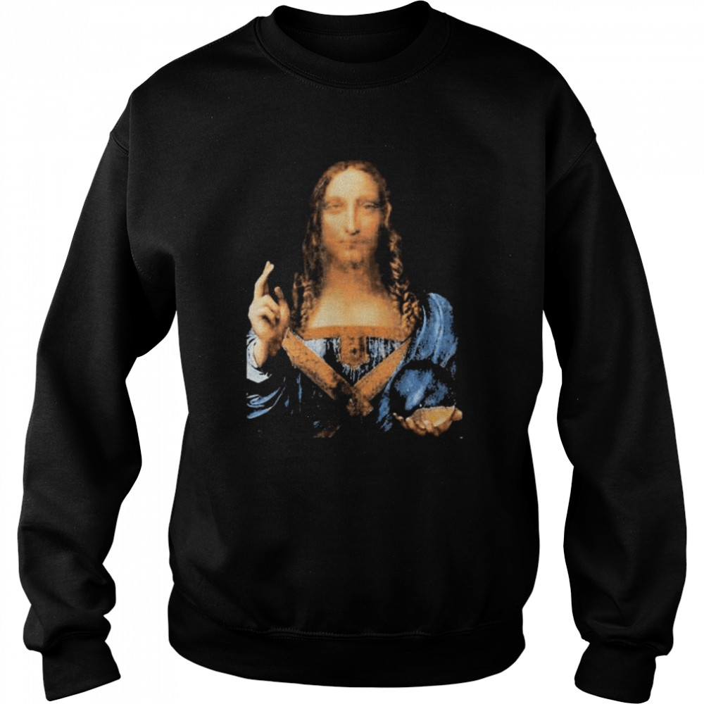 Salvator Mundi by Leonardo da Vinci  Unisex Sweatshirt