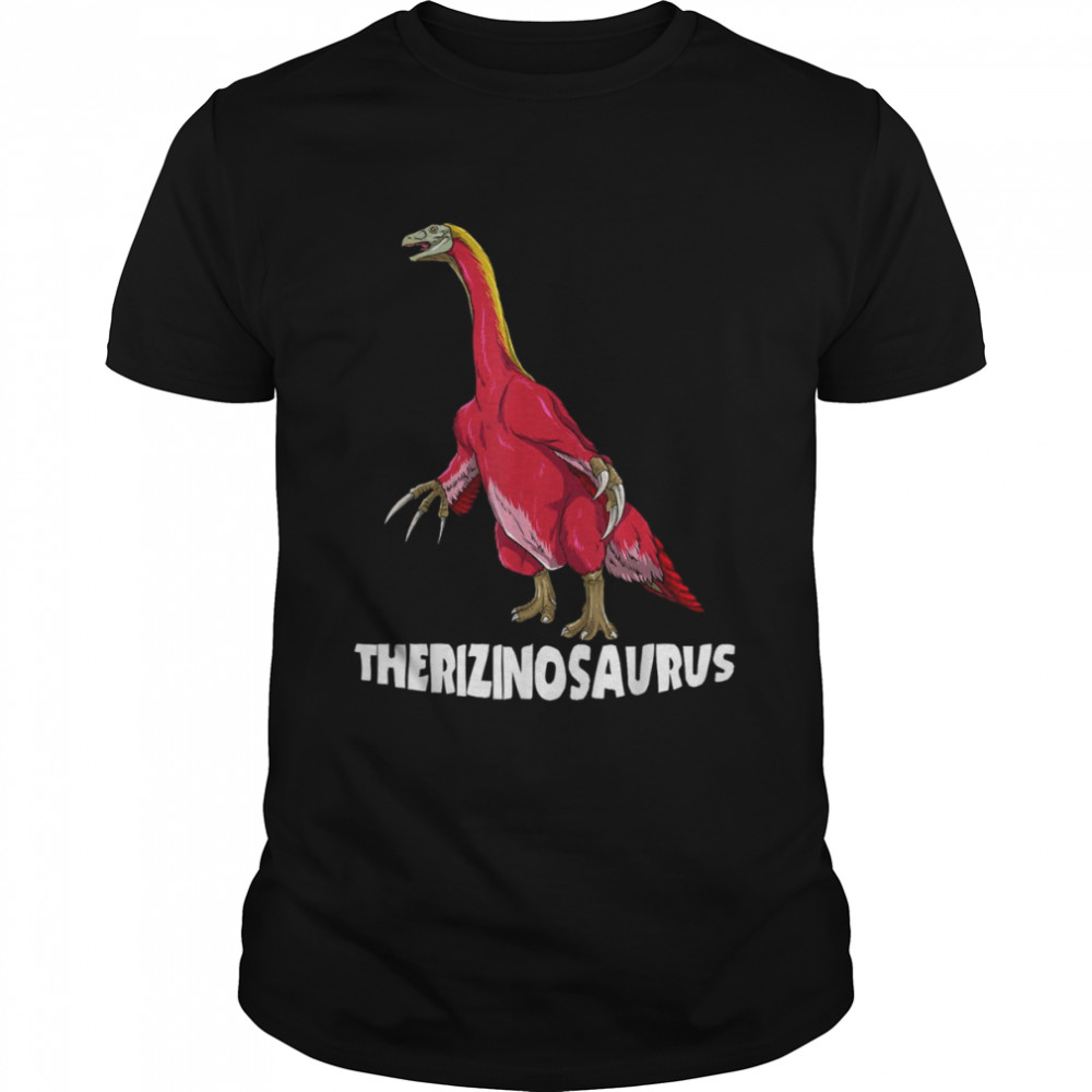 Therizinosaurus Dinosaur Design Shirt